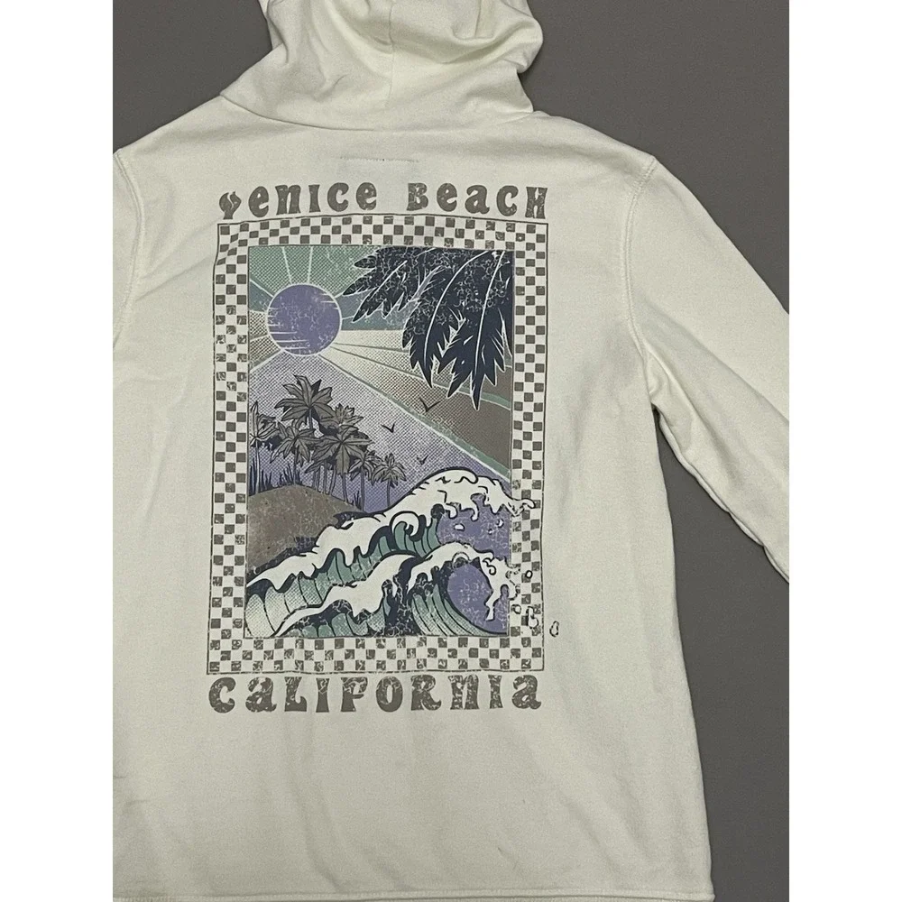 OshKosh B'Gosh Kids Boys Hooded Pullover Venice Beach Enjoy The Chill Size 8